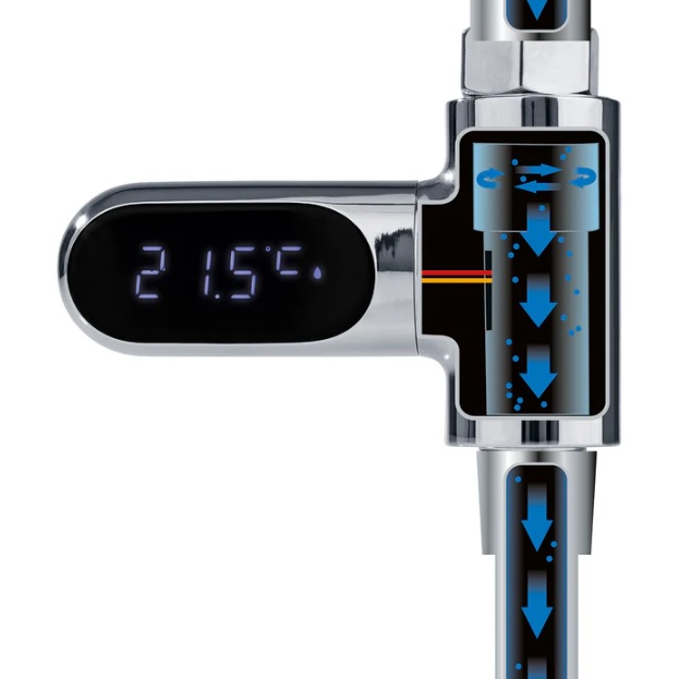 MaxxMee Digitální teploměr na vodovodní armatury a kohoutek 00646 3